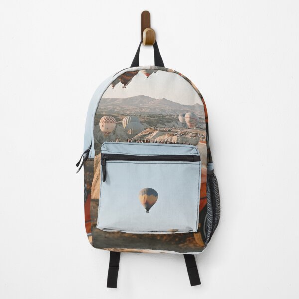 Item preview, Car Mercedes at Canyon in front of Ascending Hot Air Balloons Turkey designed and sold by FGHTClothing.