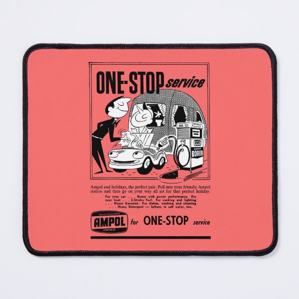 Item preview, PETROL / GAS STATION - ADVERT designed and sold by ThrowbackAds.