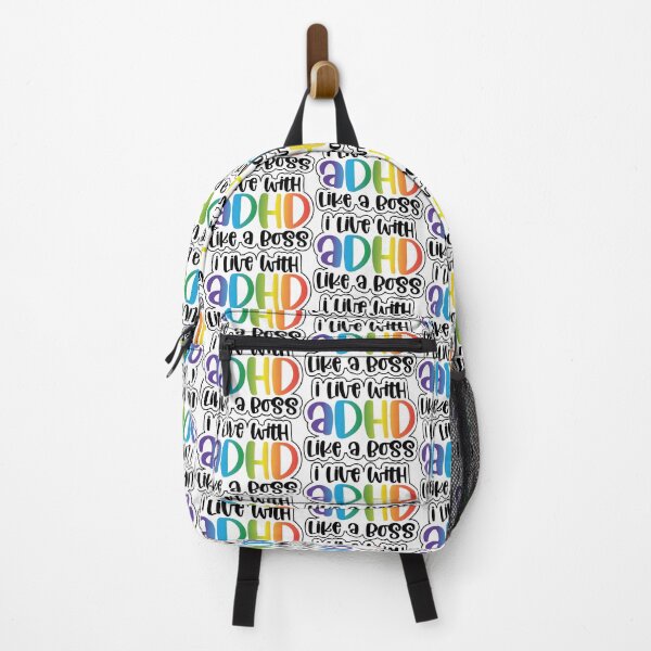 Item preview, I Live With ADHD Like A Boss - Neurodiversity Awareness - ADHD / Autism / ND designed and sold by vividvariations.