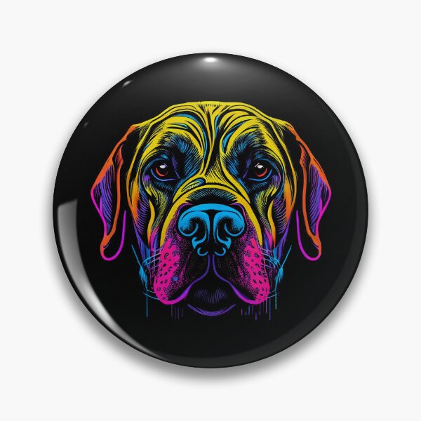 Item preview, Fila Brasileiro Dog Colorful Paint Splash designed and sold by rafaeltto.