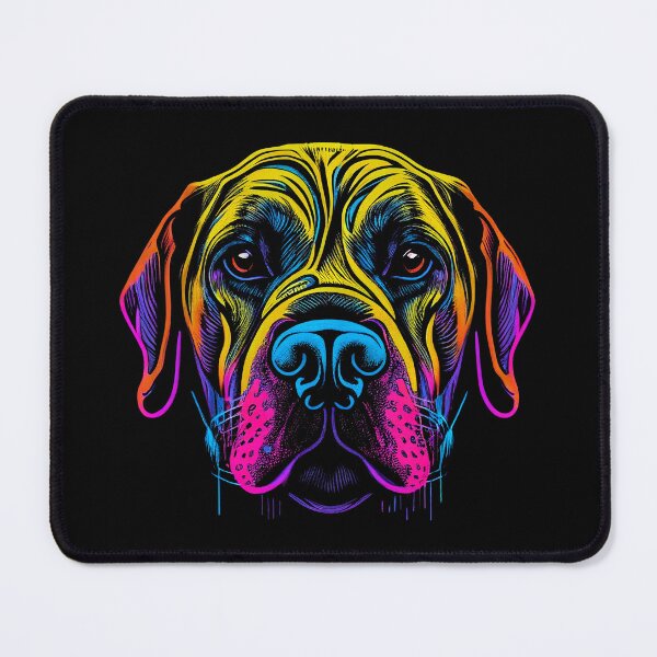 Item preview, Fila Brasileiro Dog Colorful Paint Splash designed and sold by rafaeltto.