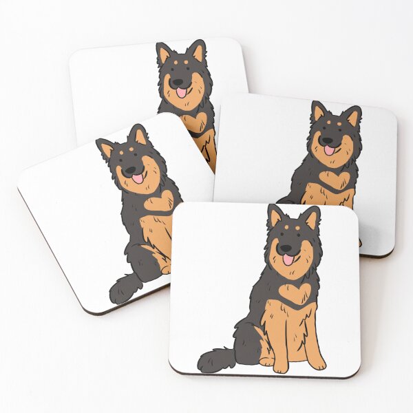 Item preview, Bohemian shepherd dog cute illustration  designed and sold by Yarafantasyart.