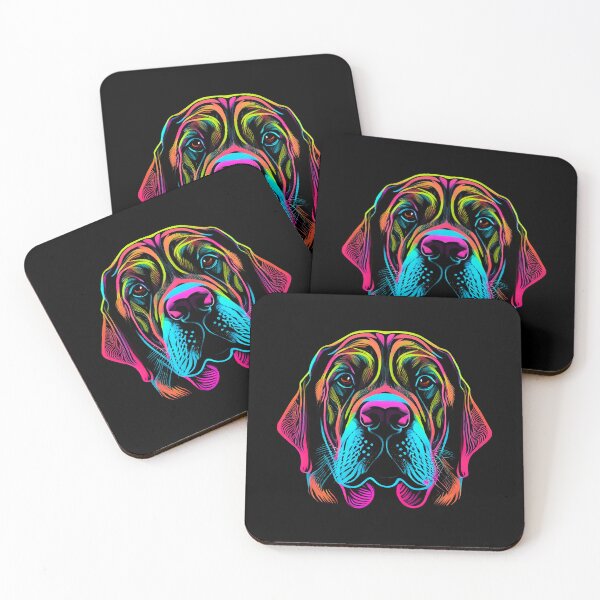 Item preview, Fila Brasileiro Dog Colorful Paint Splash designed and sold by rafaeltto.