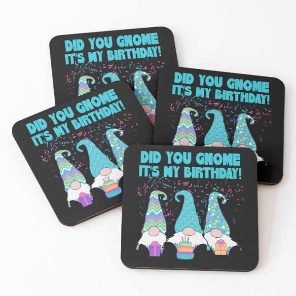 Item preview, Birthday Gnomes 3 Nordic Gnomes Did You Gnome it's my Birthday? designed and sold by funnytshirtemp.