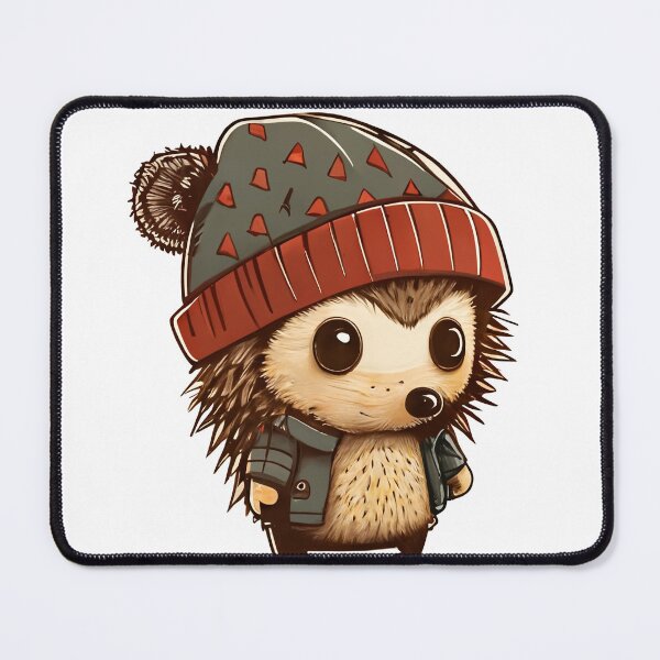 Item preview, Cozy hedgehog getting ready for winter designed and sold by Dise37.