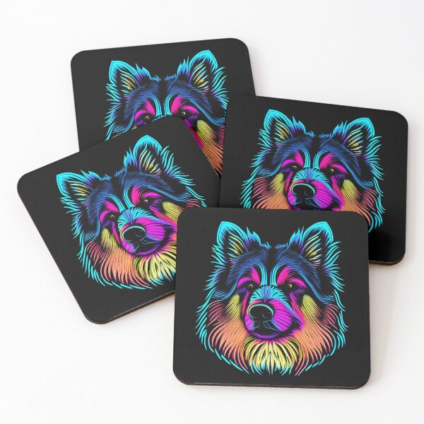 Item preview, Finnish Lapphund Dog Colorful Paint Splash designed and sold by rafaeltto.
