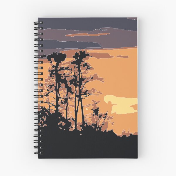 Item preview, sunset and trees designed and sold by SunGraphicArt.