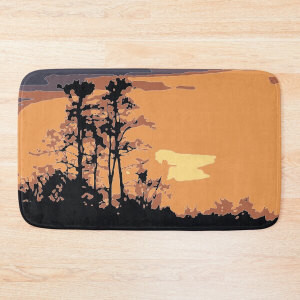 Item preview, sunset and trees designed and sold by SunGraphicArt.