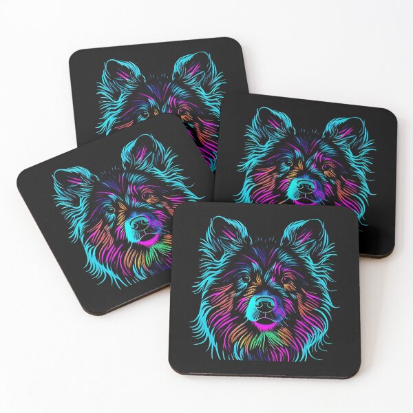 Item preview, Finnish Lapphund Dog Colorful Paint Splash designed and sold by rafaeltto.
