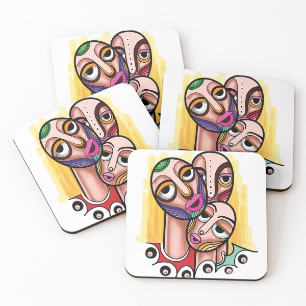 Item preview, Three Heads African Family designed and sold by Kainene.
