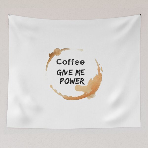 Item preview, coffee give me power, Qahwa  designed and sold by FLOWER--ART.