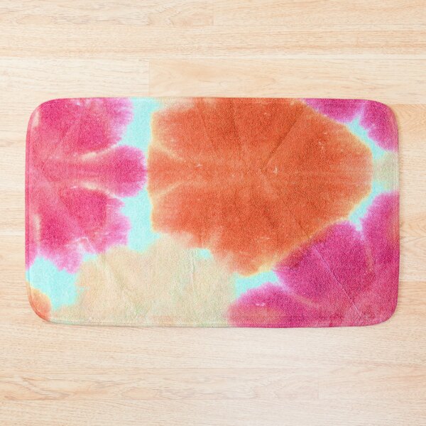 Item preview,  Floral Pink Orange Colorful Tie Dye Floral Shibori Pattern  designed and sold by Tamas Das.