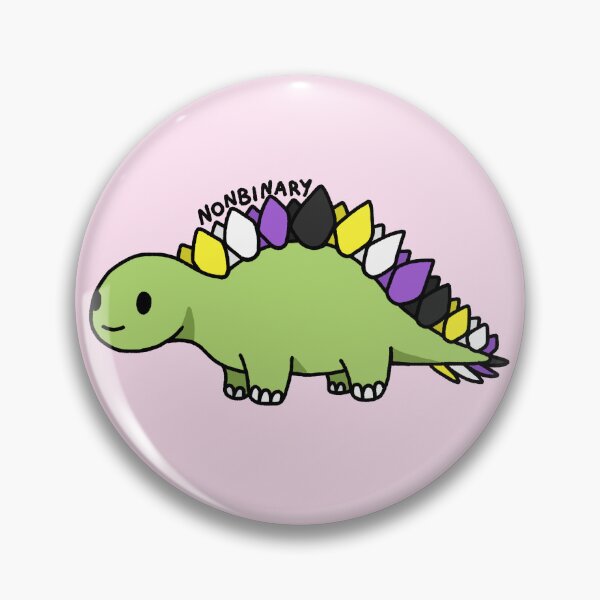 Item preview, Nonbinary stegosaurus designed and sold by Sekakettu.