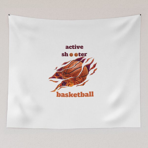 Item preview, active shooter basketball designed and sold by tatouma-shopp.