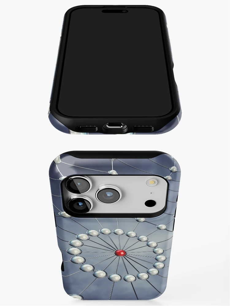 Thumbnail 3 of 4, iPhone Case, Network node designed and sold by nobeastsofierce.