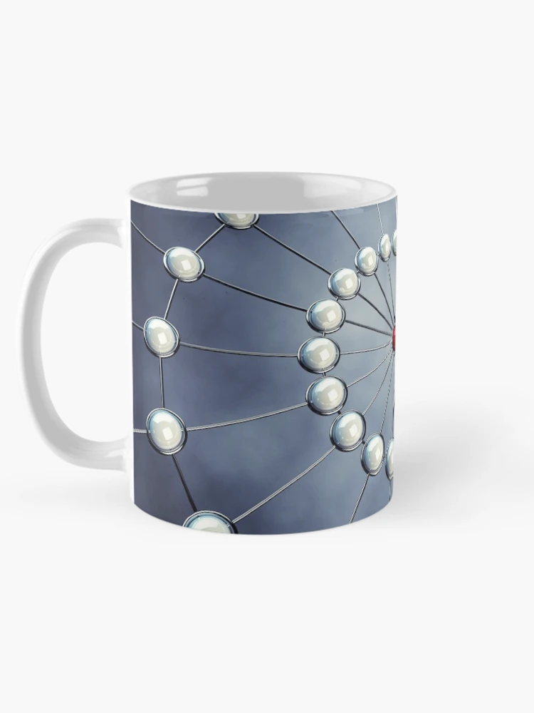 Thumbnail 5 of 6, Coffee Mug, Network node designed and sold by nobeastsofierce.