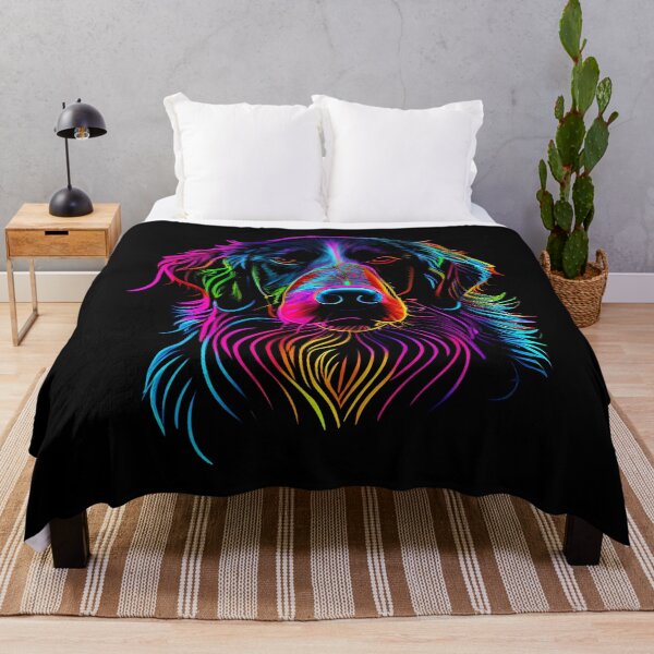 Item preview, Flat Coated Retriever Dog Colorful Paint Splash designed and sold by rafaeltto.