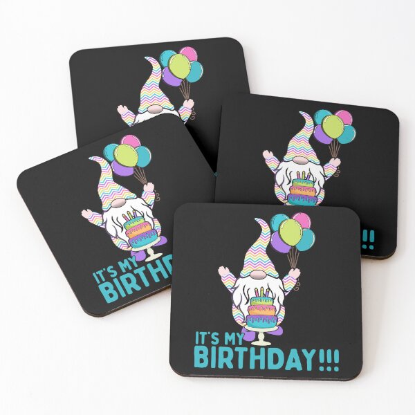 Item preview, It's My Birthday Gnome Nordic Gnomes Birthday Cake Balloons designed and sold by funnytshirtemp.