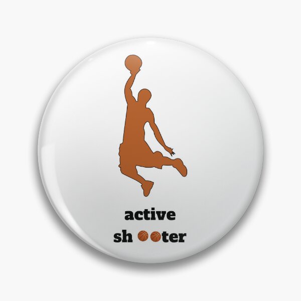 Item preview, active shooter basketball designed and sold by tatouma-shopp.