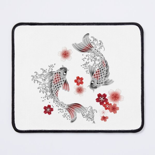 Item preview, Koi sakura blossom in black designed and sold by otakekaiten66.