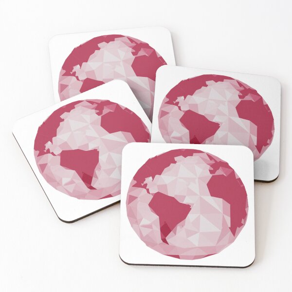 Item preview, Pantone Color of 2023 Viva Magenta globe earth viva magenta    designed and sold by otakekaiten66.