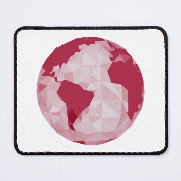 Item preview, Pantone Color of 2023 Viva Magenta globe earth viva magenta    designed and sold by otakekaiten66.