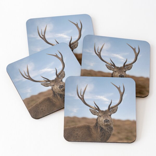 Item preview, Red Deer Stag with Antlers designed and sold by derekbeattie.