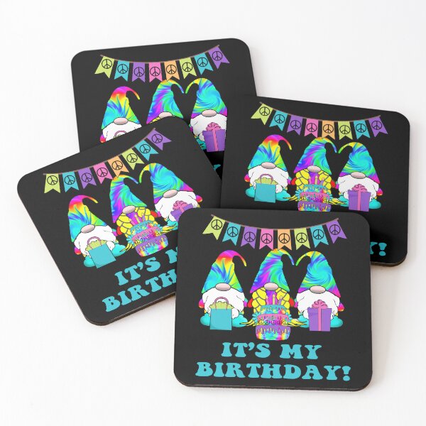 Item preview, Hippie Birthday Gnomes 3 Nordic Gnomes Birthday Cake  designed and sold by funnytshirtemp.