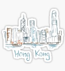 Hong Kong Panorama Sticker