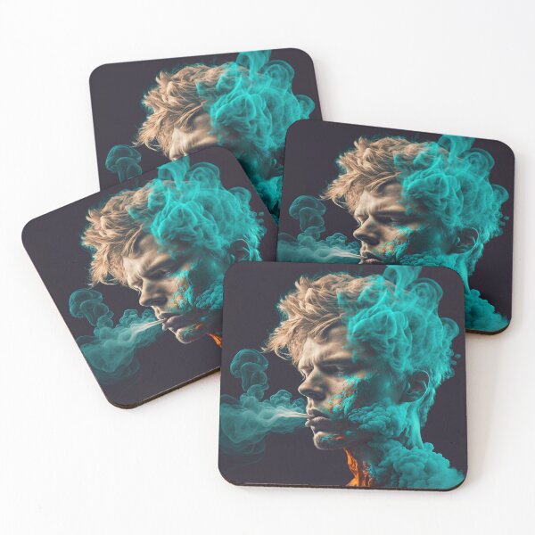 Item preview, Handsome guy, blond, smokes, smoke, abstraction designed and sold by ElvishTale.