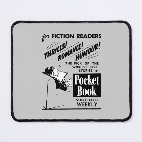 Item preview, POCKET BOOK WEEKLY designed and sold by ThrowbackAds.