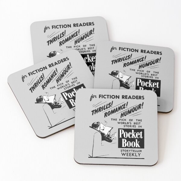 Item preview, POCKET BOOK WEEKLY designed and sold by ThrowbackAds.
