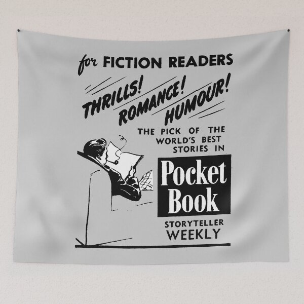Item preview, POCKET BOOK WEEKLY designed and sold by ThrowbackAds.