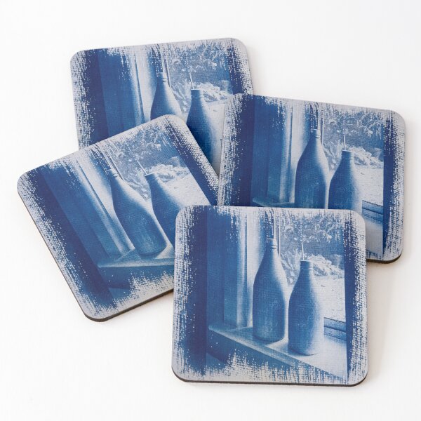 Item preview, Bottles on a window sill designed and sold by Linda Lees.