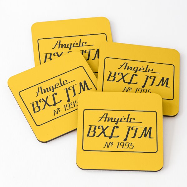 Item preview, BXL JTM Angèle Bruxelles Je T’aime Black designed and sold by TooFrenchClub.