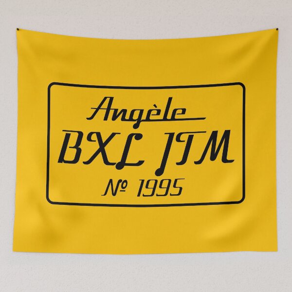 Item preview, BXL JTM Angèle Bruxelles Je T’aime Black designed and sold by TooFrenchClub.