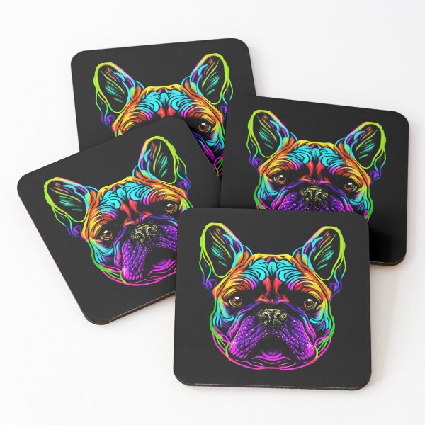 Artikelvorschau, French Bulldog Colorful Paint Splash entworfen und verkauft von rafaeltto.