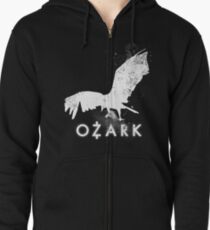 Bird over money Cover - Ozark (show) Zipped Hoodie