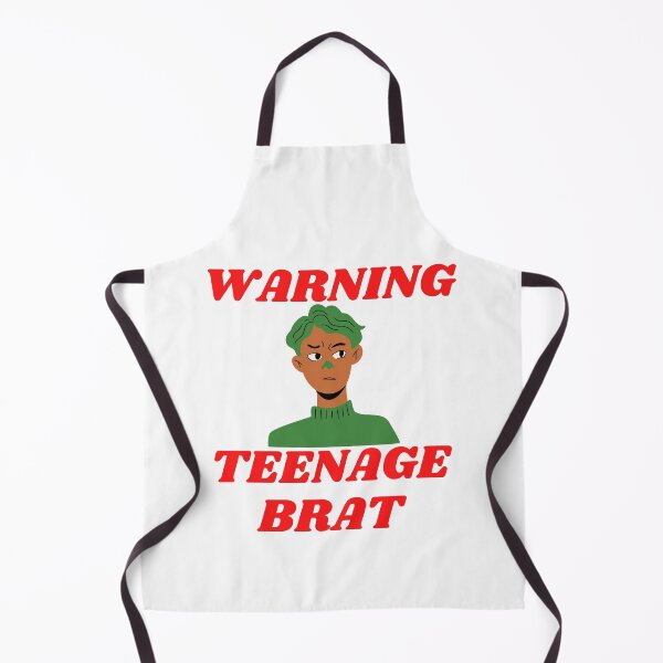 Item preview, Warning Teenage Brat (red writing version) designed and sold by CannyGoods.
