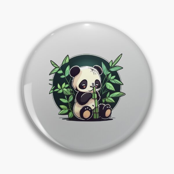 Item preview, Cute Baby Panda Bear Eating Bamboo designed and sold by The-Fox-Hole.