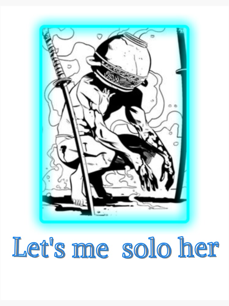 Let Me Solo Her Elden Ring Vinyl Sticker 