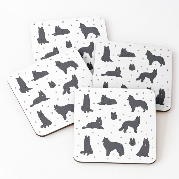 Item preview, Belgian Shepherd dog - cute Groenendael dog illustration  designed and sold by Yarafantasyart.