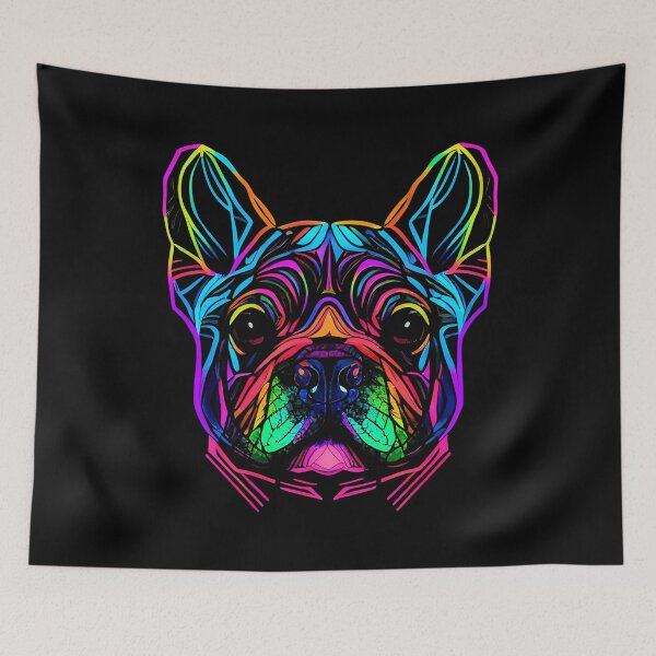 Artikelvorschau, French Bulldog Colorful Paint Splash entworfen und verkauft von rafaeltto.