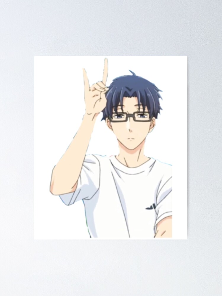 ANIME WOTAKOI  Poster for Sale by XStyleAesthetie