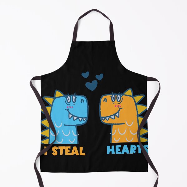 Item preview, I Steal Hearts Valentines Day Cute Dinosaur designed and sold by H-Desz5.