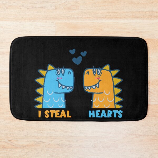 Item preview, I Steal Hearts Valentines Day Cute Dinosaur designed and sold by H-Desz5.