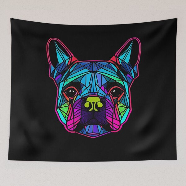Artikelvorschau, French Bulldog Colorful Paint Splash entworfen und verkauft von rafaeltto.