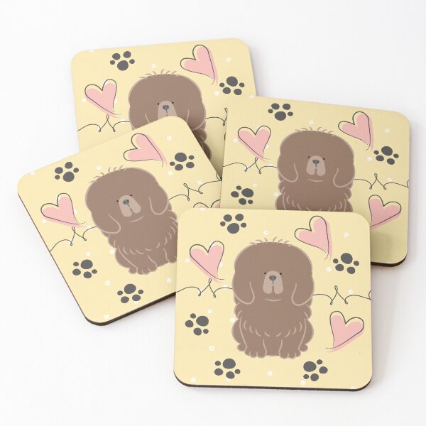 Item preview, Love Brown Tibetan Mastiff  designed and sold by Lulupainting.