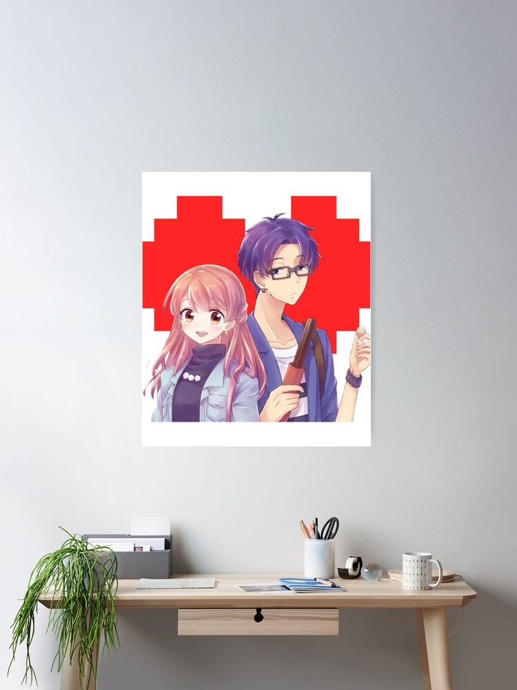 ANIME WOTAKOI  Poster for Sale by XStyleAesthetie