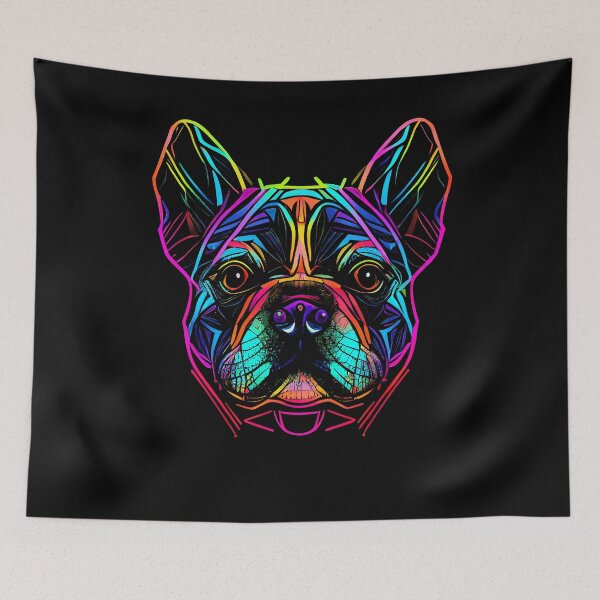 Artikelvorschau, French Bulldog Colorful Paint Splash entworfen und verkauft von rafaeltto.